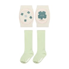 메르베 유아 아동 니삭스+무릎보호대 양쪽 2종 세트 국내생산