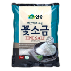 신송 꽃소금, 1kg, 6개