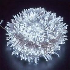 야외 크리스마스 화환 요정 조명 방수 LED 스트링 웨딩 파티 휴일 220V 100m-600m, [02] White, [05] 50M 2000LEDS, [01] 220V EU UK AU Plug