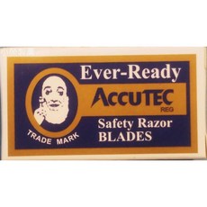 富福里 美國原裝進口 老人單面刀片 CORRUX EVER-READY 刮鬍刀片(一大盒裝/24小盒) 刀片, 1個