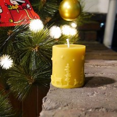 니모르 Honey Bees Candle 겨울풍경 밀랍초