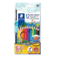 해외 스테들러 Staedtler 수채화 연필 12가지 색상 박스 14410NC12 미국매장정품+ 1887000