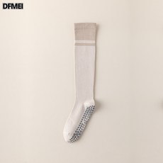 DFMEI 專業瑜伽襪子女長筒普拉提硅膠防滑室內健身棉襪小腿及膝高筒