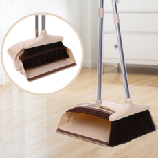 청소용 빗자루 간편한 분리형 사무실 청소용 쓰레받이 실내용, 1