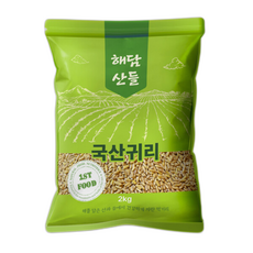 국산 귀리 l 귀리쌀 오트밀 슈퍼푸드 잡곡 l 지퍼팩 포장, 1개, 2kg