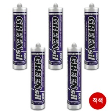 적색 실리콘 다우그린실808 실내외용일반, 5개