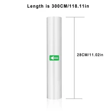 진공 포장기용 수비드 롤백 식품 보관용 진공백 실러용, 01 28CM 1 roll