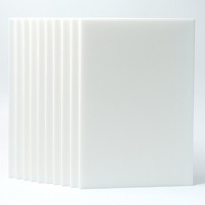 뮤즈 A4 재단 백색 우드락 5T 210x300mm, 10개, 5mm