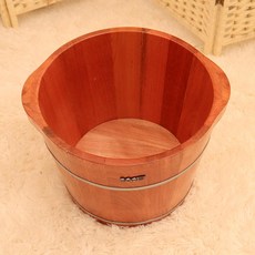 히노끼 족욕통 발 습식 원목 족탕기 발찜질 나무통 대야 편백나무 욕실, 11. 레드 월넛 30cm