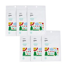 나와아기 썸머패치 유아 어린이 시트로넬라 스티커, 자연, 6개