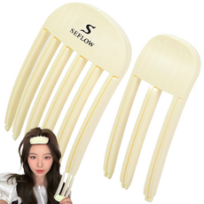 세플로 데일리 뿌리 볼륨 집게, 1개, 무광베이지 (대형+중형)