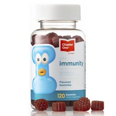 Zahler Chapter One 接骨木莓鋅和維他命C風味軟糖, 1個