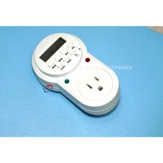 UCI電子 電子定時插座 自動斷電7天迴圈智慧時間控制器 110V 15A 定時器, 1個