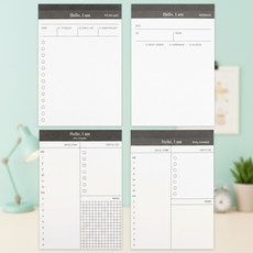 다이어리 일정관리 업무용 체크리스트 휴대용 노트, 1개