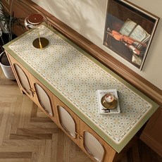 테이블 패드 러너 가죽 북유럽 덮개 콘솔 매트 깔개 서랍장러너, E. 클로이 B, Q. 45240cm, Q. 45240cm
