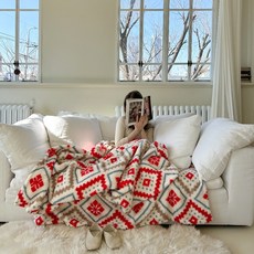 홈랩 블랭킷 극세사 무릎담요 헬싱키 양털형 기절이불