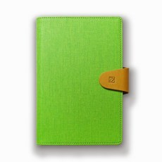 哈伯DATA MATE A6萬用手冊 6孔夾活頁手冊, 1個, DM-738蘋果綠