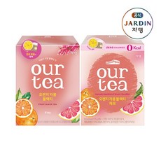 아워티 오렌지 자몽 블랙티 8P 2종 세트 (제로+오리지널), 오자블 2종, 1개