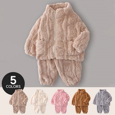 몽실이 베어 후리스 집업 상하복 유아 아동 겨울 남아 여아 외출복