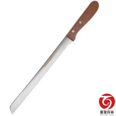 潔豹麵包刀 總長37.5cm 鋸齒刀刃設計 切割各式麵包 台灣出貨, 1個