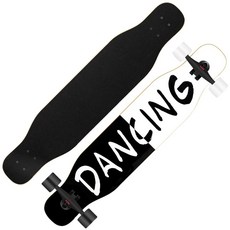 MOA 초보자 입문용 스케이트보드 컬러풀 논슬립 댄싱 롱보드 AA0175, H, 1개