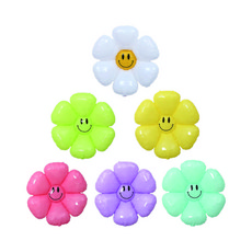 스마일 데이지 풍선 6종 혼합세트 소형, 6개