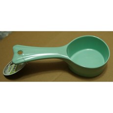 寵物魚尾造型食物勺子, 1個, 美耐皿材質魚尾造型綠色