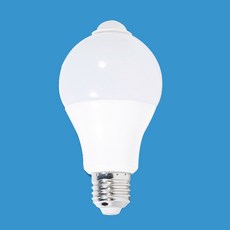 LED센서램프 센서전구 8W 야간에만작동, 주광색, 1개