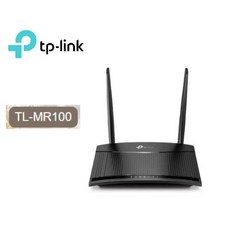 TP-LINK TL-MR100 300Mbps 無線 4G LTE 路由器 支援SIM卡 可拆天線, 1個, 促銷