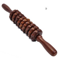 다기능 나무 마사지 롤러 스틱 등 다리 발 근육 트리거 포인트 반사요법 건강 관리용, 색상: 8. D 9rounds