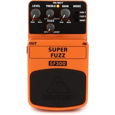 베링거 슈퍼 퍼즈 Sf300 3모드 왜곡 효과 페달, Classic, Guitar Pedal