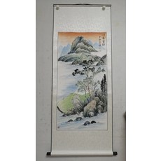 手繪真跡鴻運當頭字畫卷軸掛畫裝飾畫, 參考詳情頁