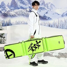 스노우보드 데크 가방 스노보드 엣지 백 캐리어 휠백, 150x36cm, 22 스노우보드 휠백 캐리어 가방 무소음 휠, 1개