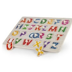 꼭지 퍼즐 알파벳 유아교육