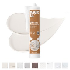 오성 매직씰 바이오 홈 항균 실리콘 노즐포함 아이보리 270ml, 1개