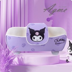 산리오 헬로키티 선바이저 자동차 안경 홀더 선글라스 케이스 거치대, 1개, 쿠로미