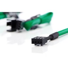 Noctua NA-SEC1 chromax.green 30公分 4Pin PWM風扇電源延長線 (綠色), 1個