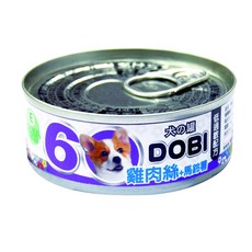 多比狗罐80g 摩多比 吉妮斯 吉福 生活日記 貓丸家 惟多, 1個, 6 號-雞肉絲(一罐)