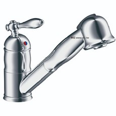 海廷頓 K1661201-TWS 抽取式廚房龍頭, 1個, 單龍頭