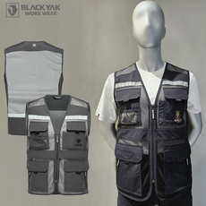 블랙야크 공용 앞 뒤 망사 조끼 유틸리티 브이넥 S-메쉬 베스트