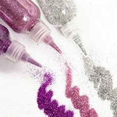 색모래 24종 반짝이 어린이집 준비물 단체, 1개, 반짝흰색 UCMOC004O