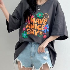 댄마샵 해브 오버핏 반팔티 방송댄스복 줌바댄스복 에어로빅복