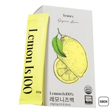 레모니즈백 유기농 레몬즙 원액 100% 1일1레몬 착즙 주스 스틱 레몬수, 50개, 20g