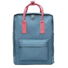 학생 가방 기내 Schoolbag 패션 경량 간단한 여행 배낭 수하물 컴퓨터 대용량, 20 in s, Grayish blue pink