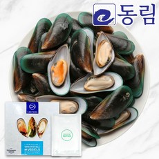 [동림수산] 자숙 그린 홍합 800g 초록입 반탈각 냉동 홍합 M, 1개, 800g x 아이스팩