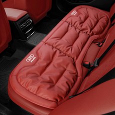 자동차시트커버 아우디 A4 A6 A3 Q3 Q5 Q2L A1 Q7 Q8 나팍가죽시트 쿠션 사계절용, 1개, 볼케이노레드 뒷좌석 1개