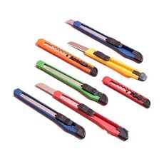 박스 커터 접이식 프리미엄 유틸리티 나이프 박스 오프너 카보드 박스 오피스 공예 종이 칼 일회용 박스 오프너 10개, 10 PCS 박스 커터 접이식 프리미엄 유틸리티 나이프