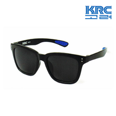 고려 KRC 보안경 뿔테 보안경 UV 차단 선글라스 보안경, 1개, KG-SG23-스모크 (블랙)