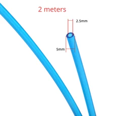 가스 RC 모델 비행기 연료 탱크용 2미터 파이프 오일 튜빙, 02 5x2.5mm (blue)(2PCS)