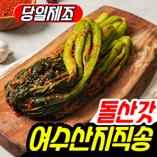 [돌산산지직송] 당일제조 국내산 전라도 여수 돌산 갓김치, 1개, 5kg